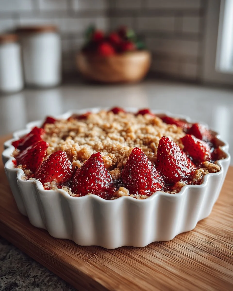 Strawberry Rhubarb Crisp