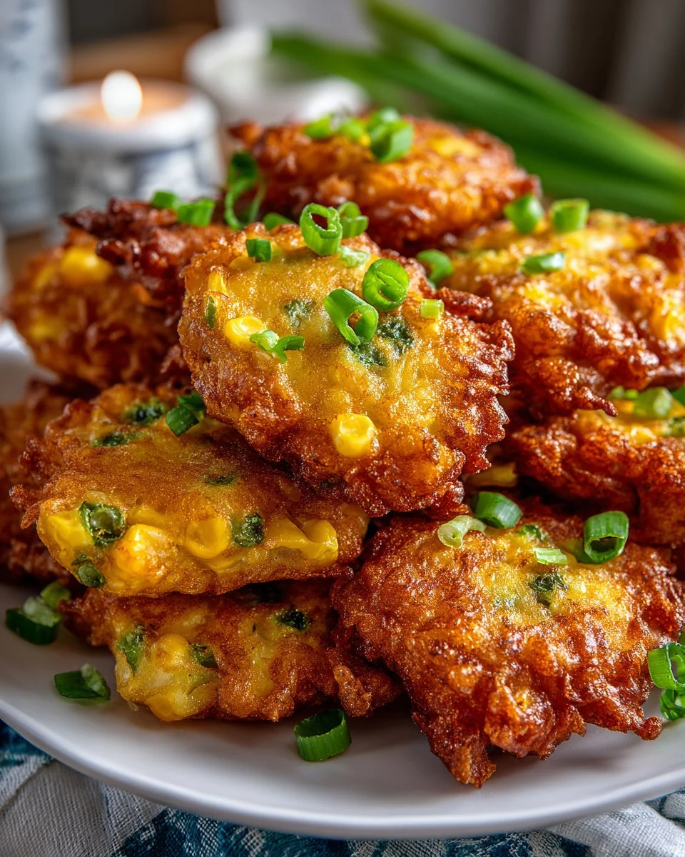 Sweet Corn and Jalapeno Fritters