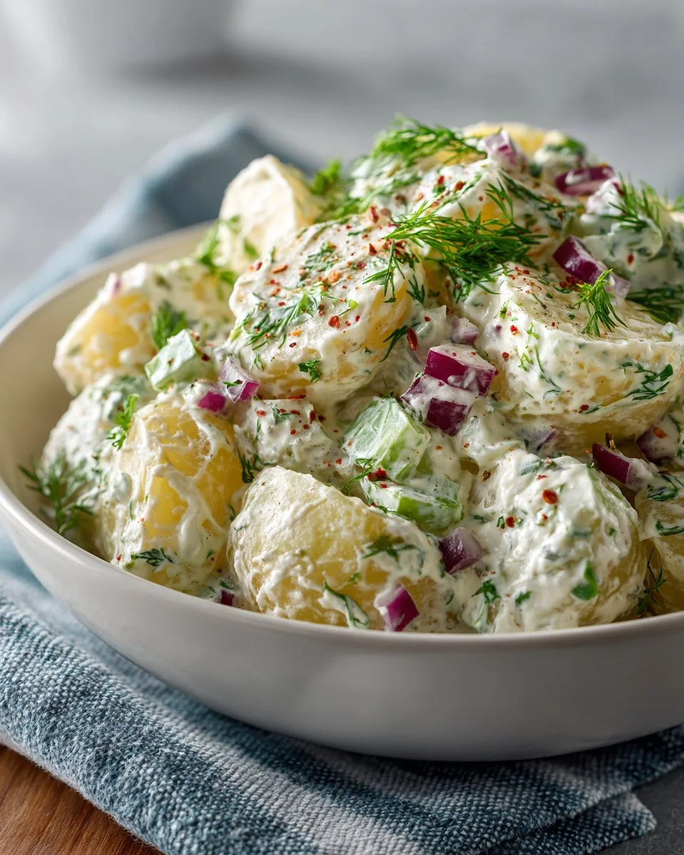 Tangy Greek Yogurt Potato Salad