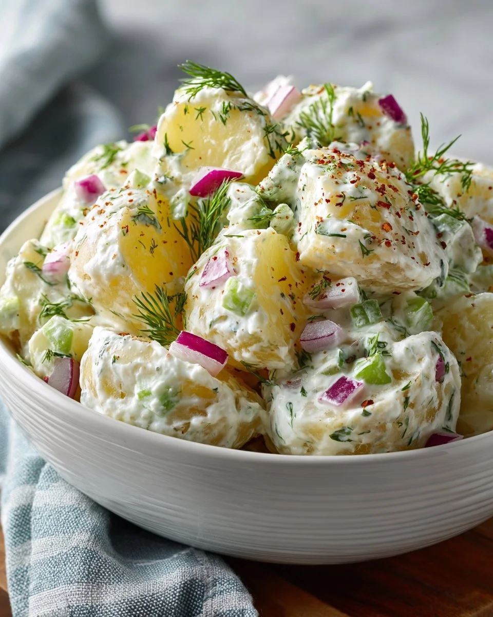 Tangy Greek Yogurt Potato Salad