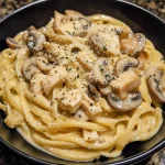 Chicken Mushroom Alfredo