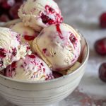 Homemade Cherry Vanilla Ice Cream 1