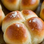 Softest Cloverleaf Dinner Rolls 1024x683 1