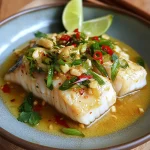 Thai Lime Garlic Steamed Fish