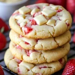 White Chocolate Strawberry Shortbread Cookies 1024x683 1