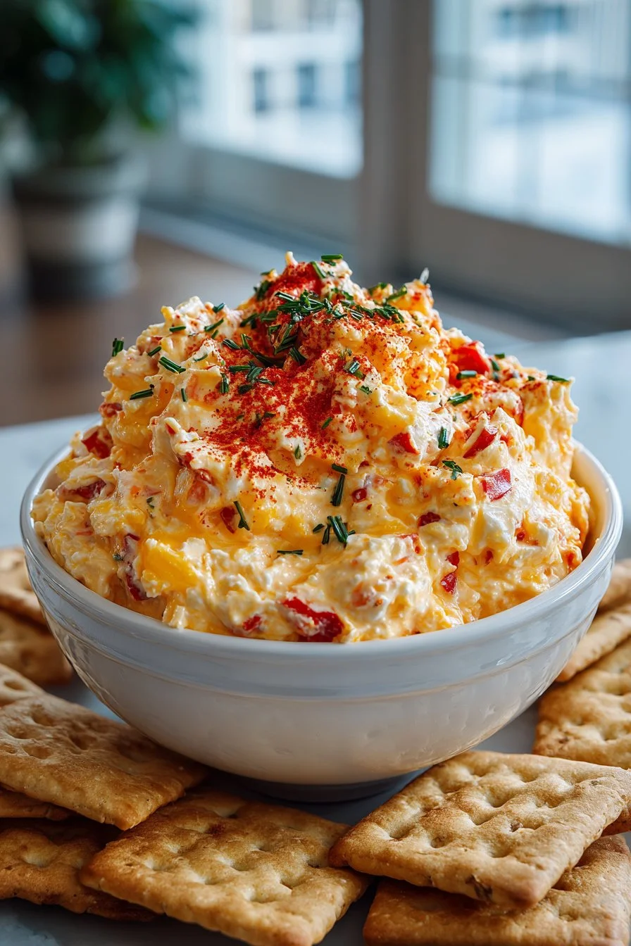 Authentic Southern Pimento Cheese Dip