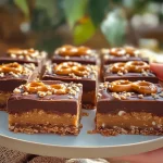chocolate caramel peanut butter pretzel bars 1024x683 1