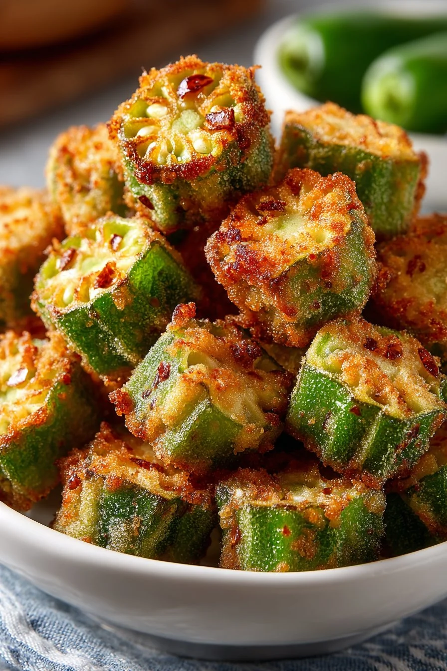 Classic Southern Fried Okra from Scratch