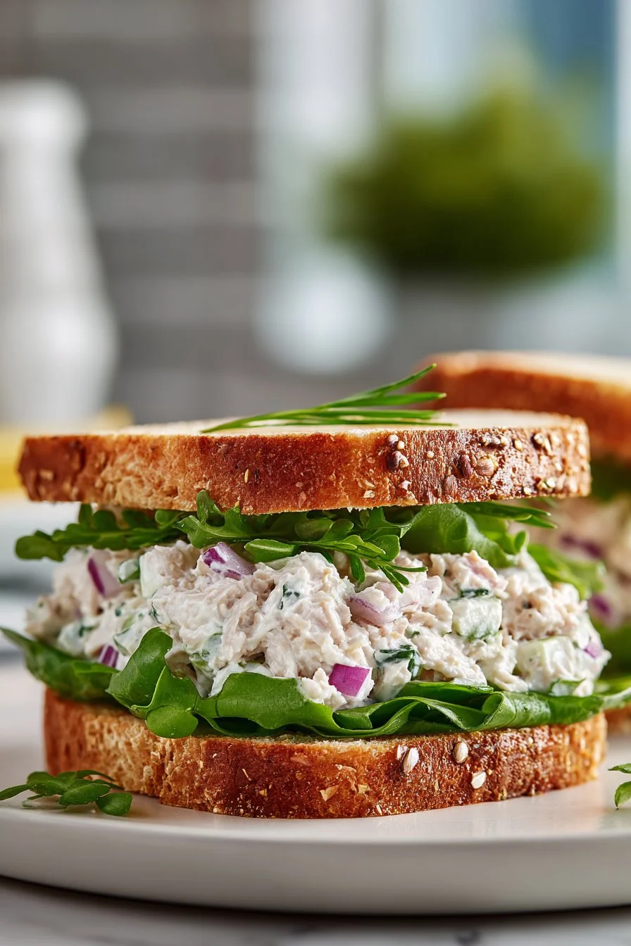 Classic Tuna Salad Sandwiches