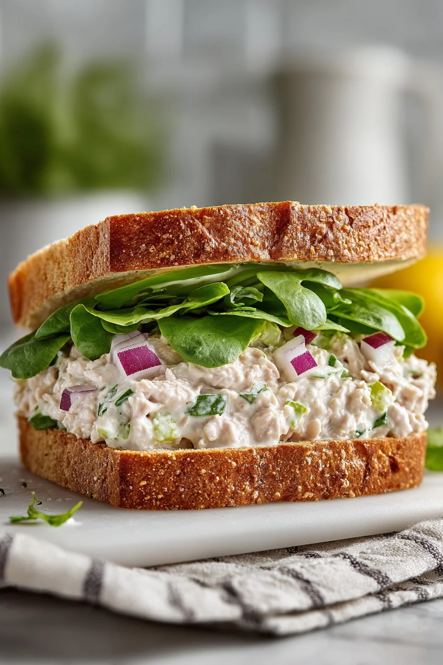 Classic Tuna Salad Sandwiches