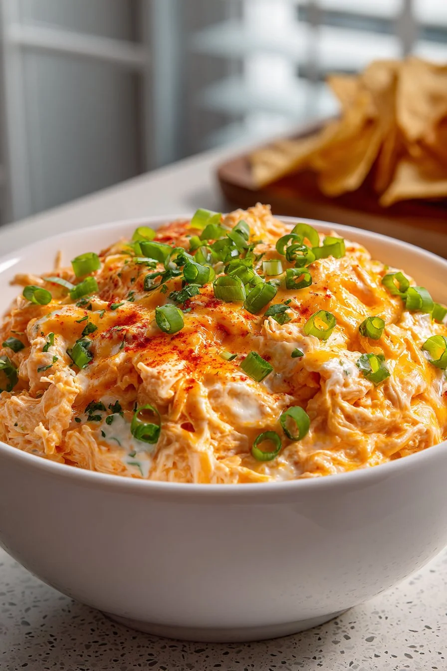 Easy Crockpot Buffalo Chicken Dip