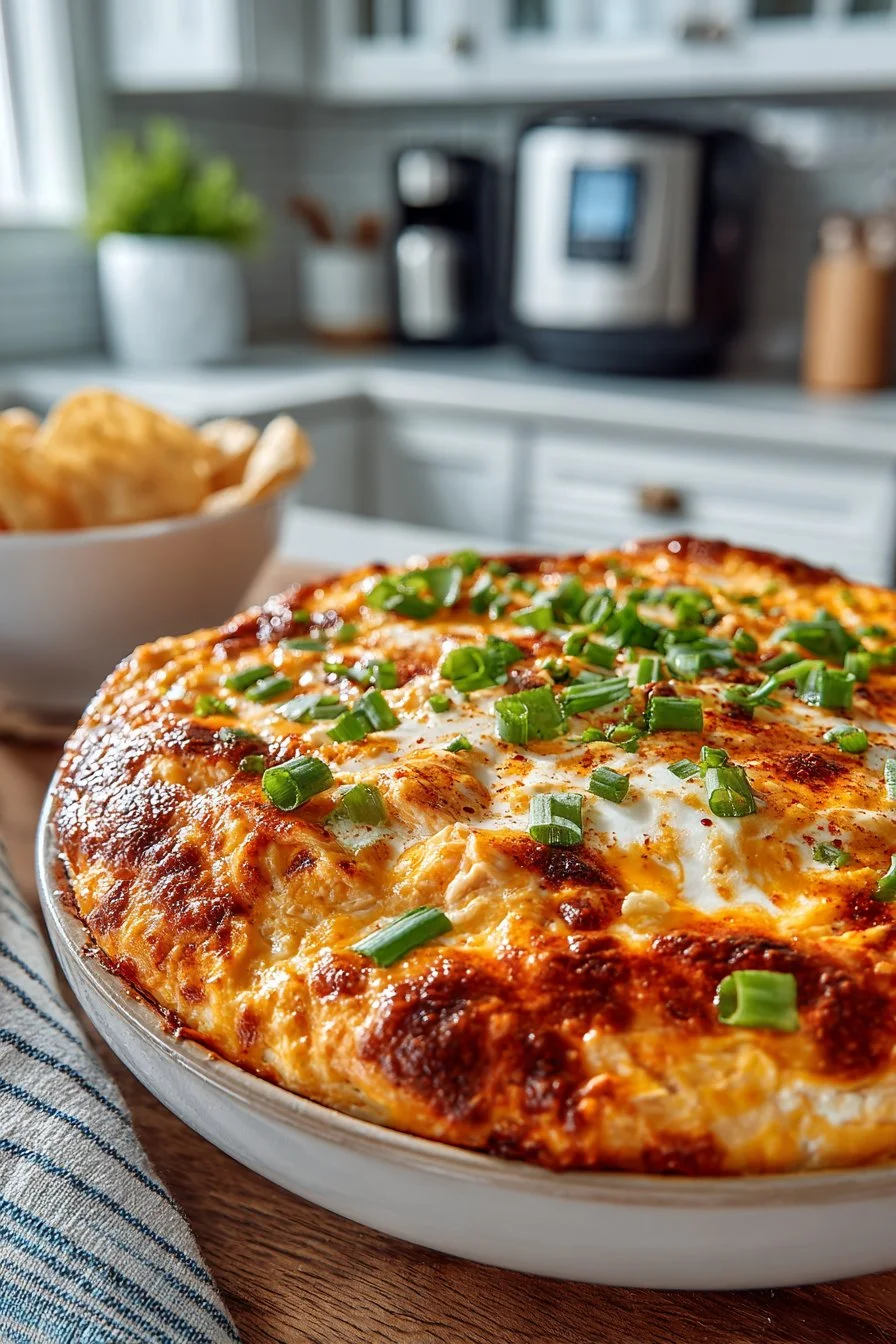 Easy Crockpot Buffalo Chicken Dip