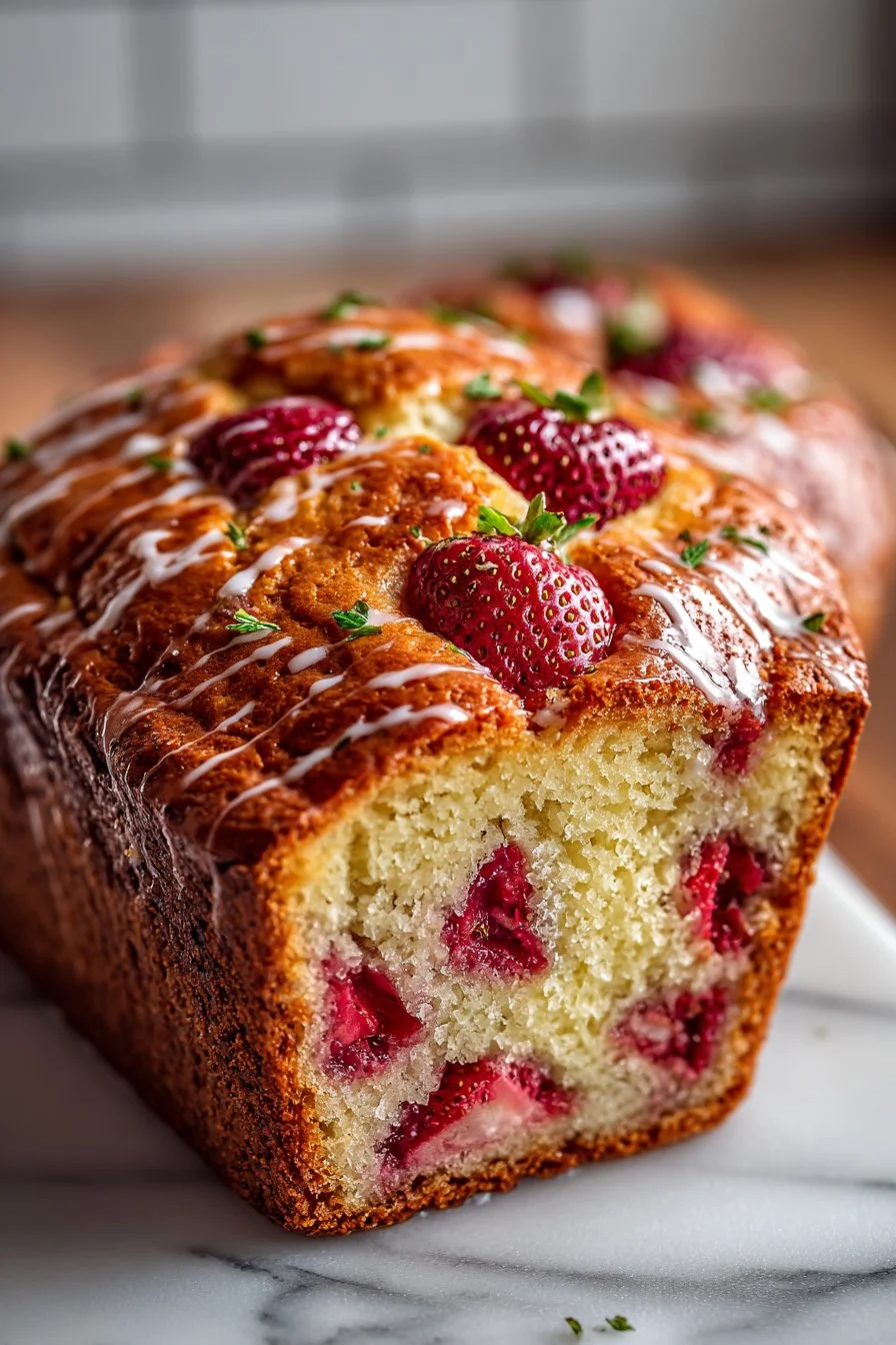Easy Homemade Strawberry Banana Quick Bread