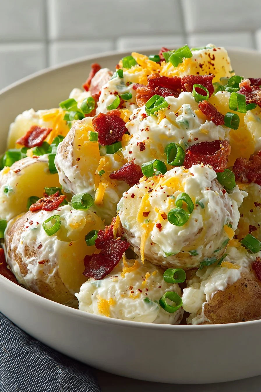 Easy Loaded Baked Potato Salad