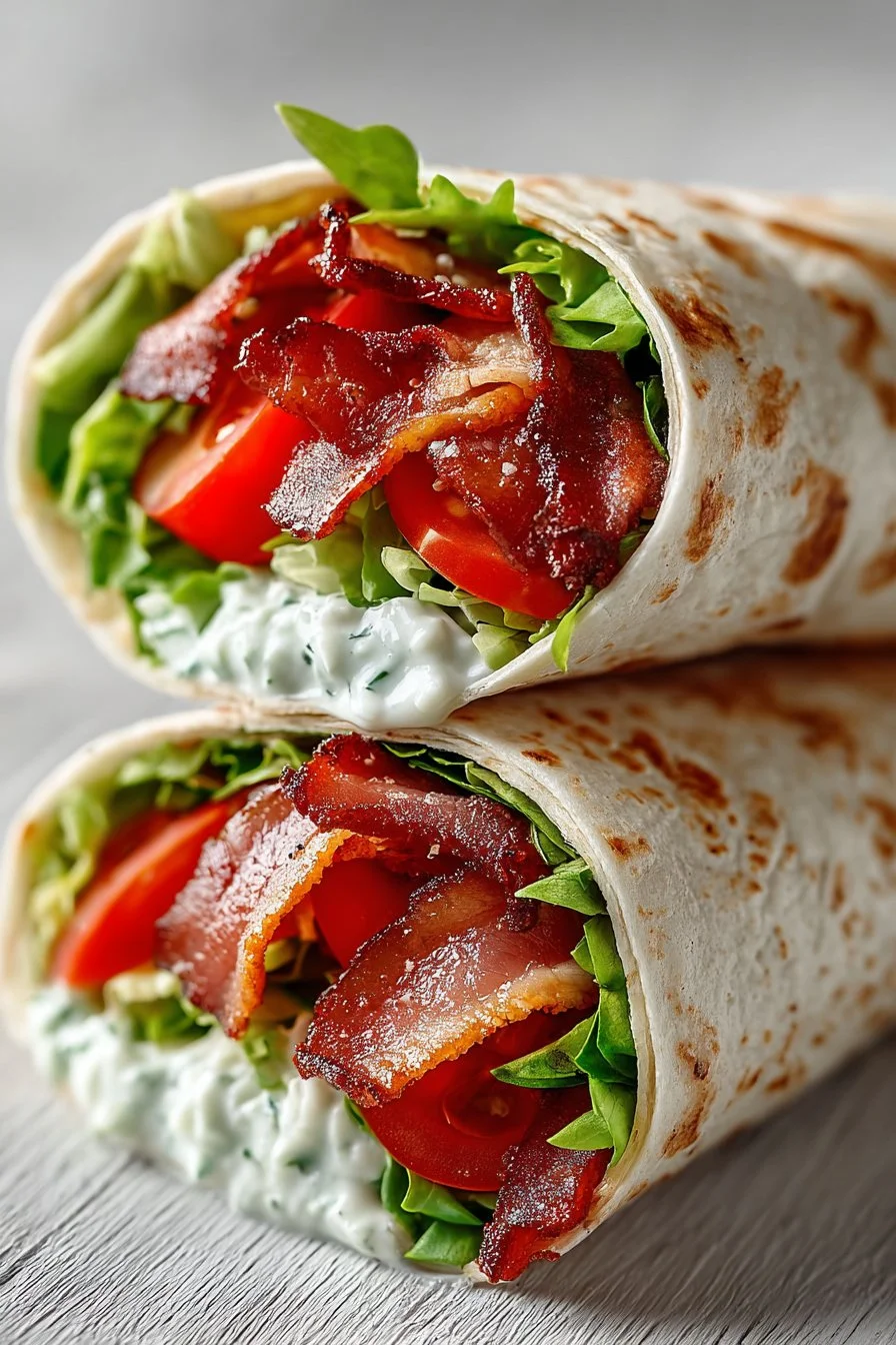 Easy Meal Prep BLT Wraps