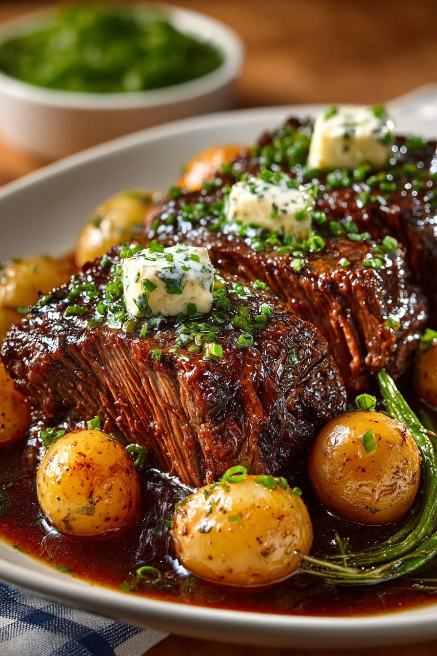 Easy Slow Cooker Mississippi Pot Roast