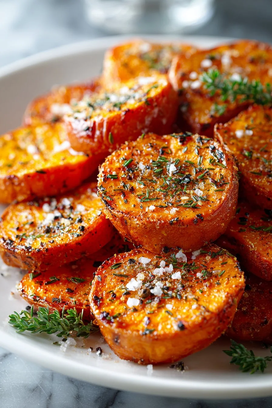 Healthy Roasted Japanese Sweet Potato