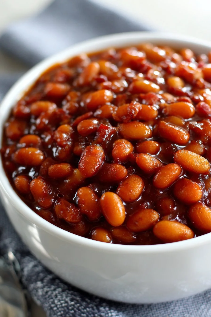 Homestyle Sweet BBQ Baked Beans