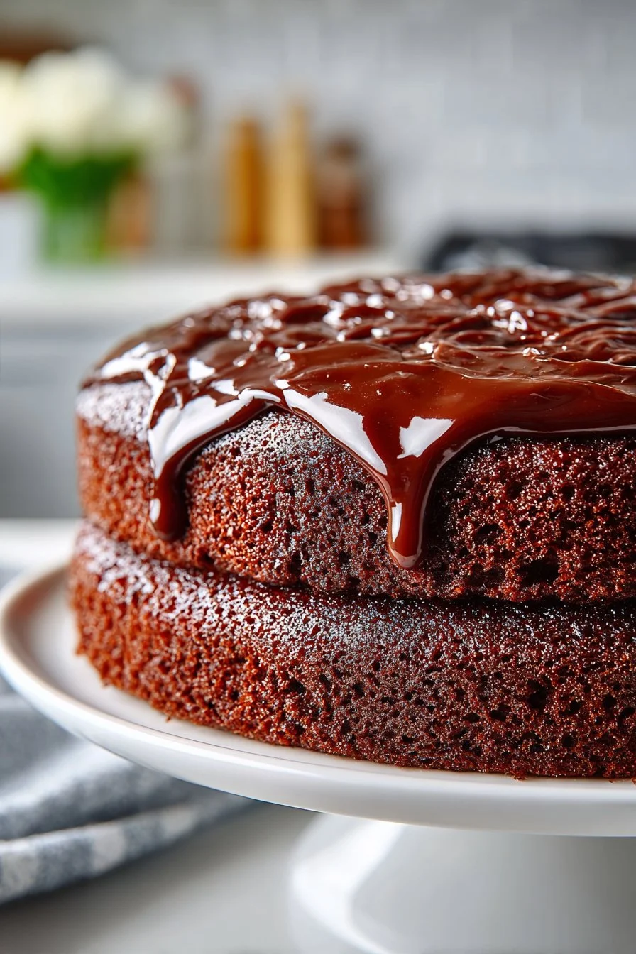 Old Fashioned Chocolate Mayonnaise Cake