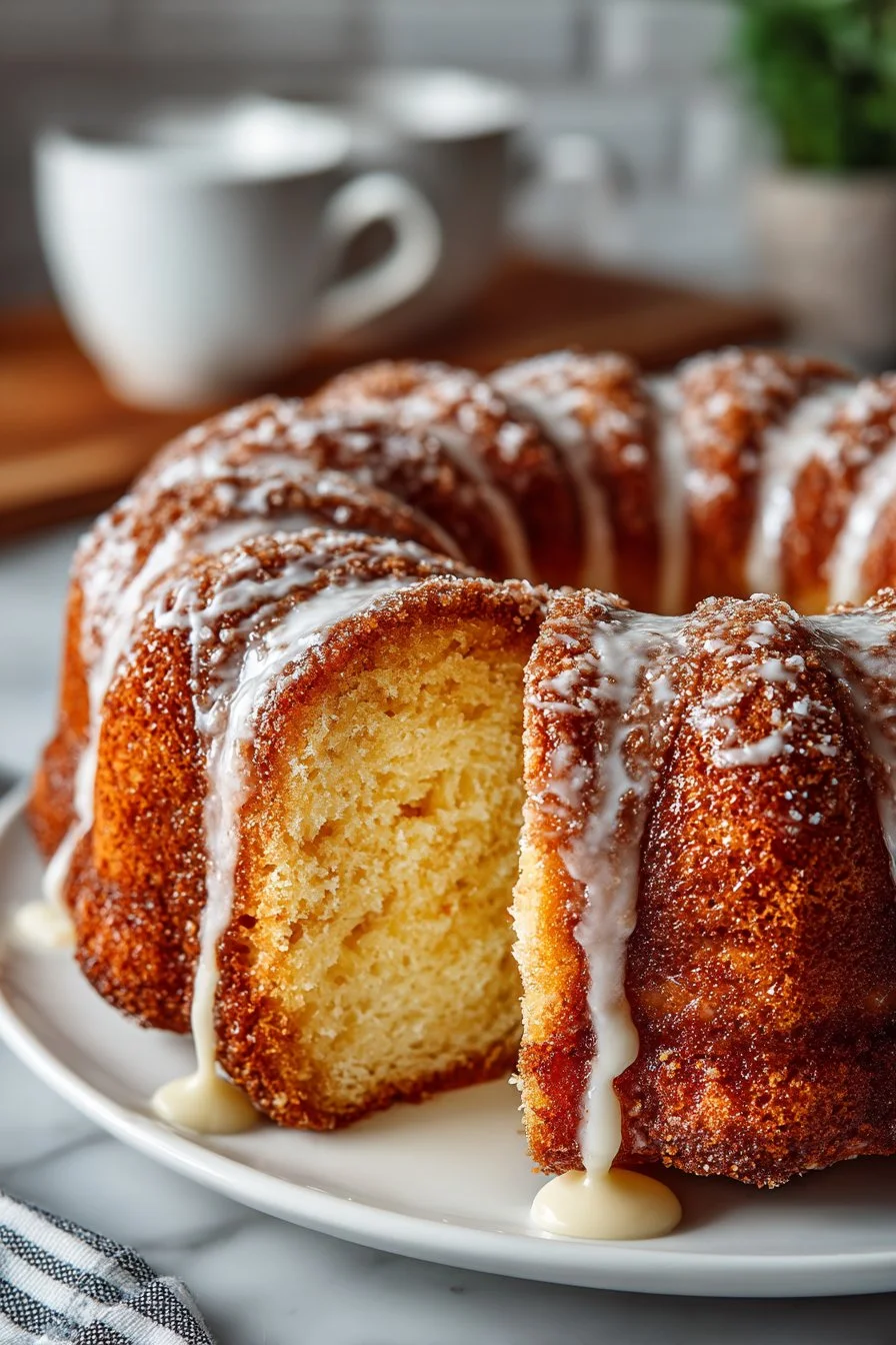 Old Fashioned Sour Cream Coffee Cake from Scratch