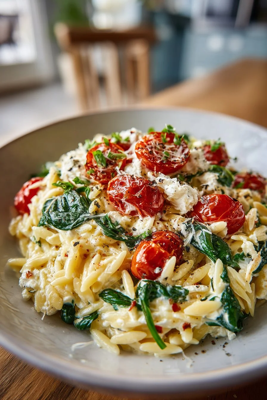 Protein-Packed Cottage Cheese Orzo