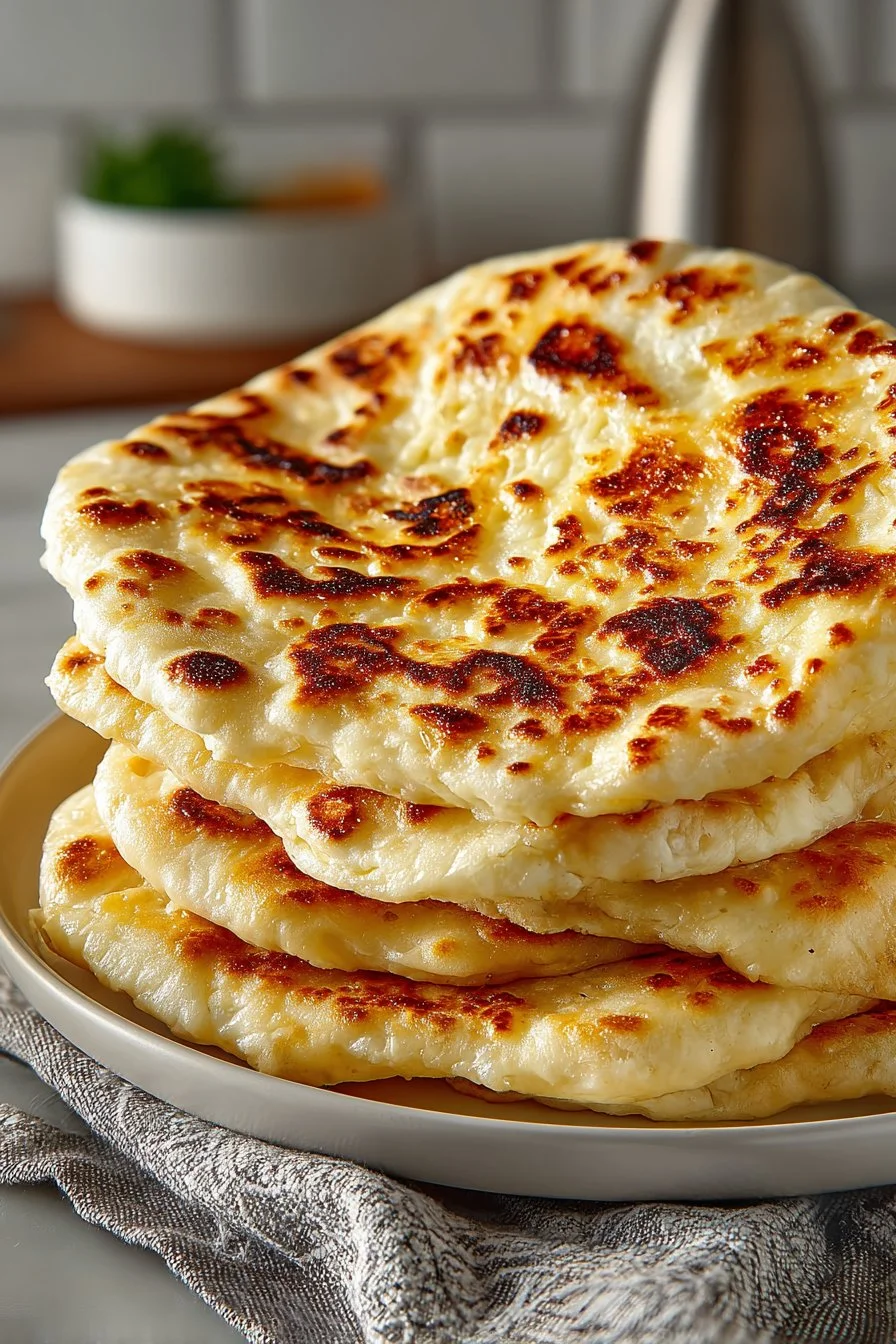 Simple 2 Ingredient Cottage Cheese Flatbread