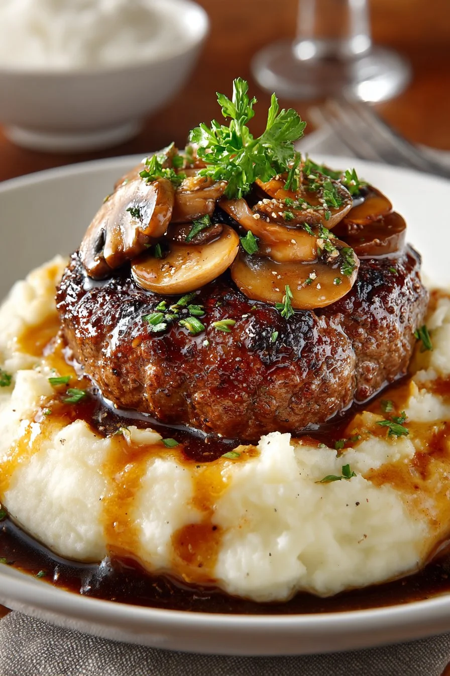 Authentic Amish Hamburger Steak Bake