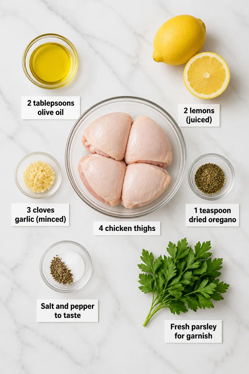 Baked Greek Lemon Chicken Mediterranean Diet Recipes