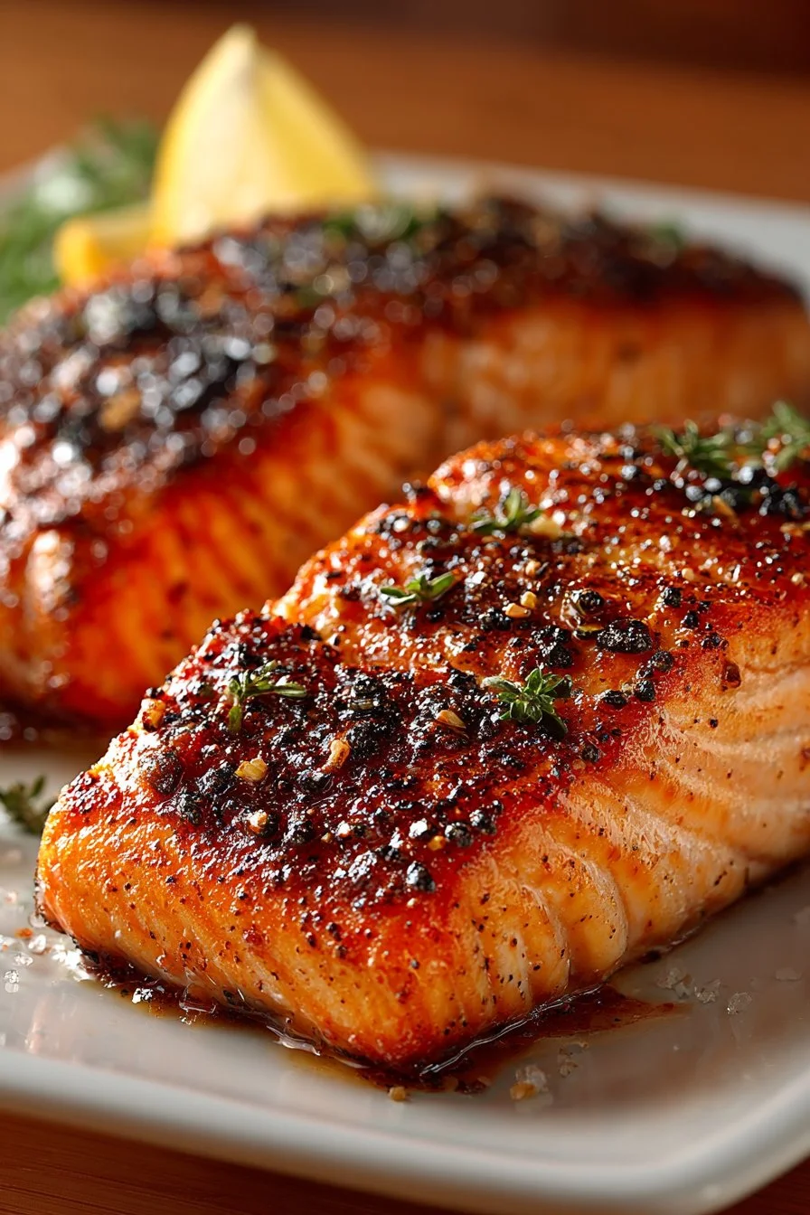 Cast Iron Blackened Sockeye Salmon