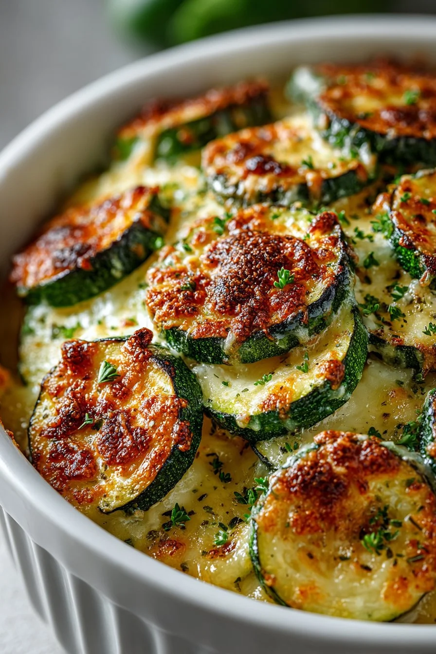 Cheesy Parmesan Zucchini Casserole