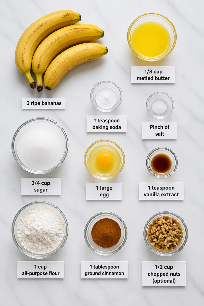 Cinnamon Swirl Moist Banana Bread Recipe