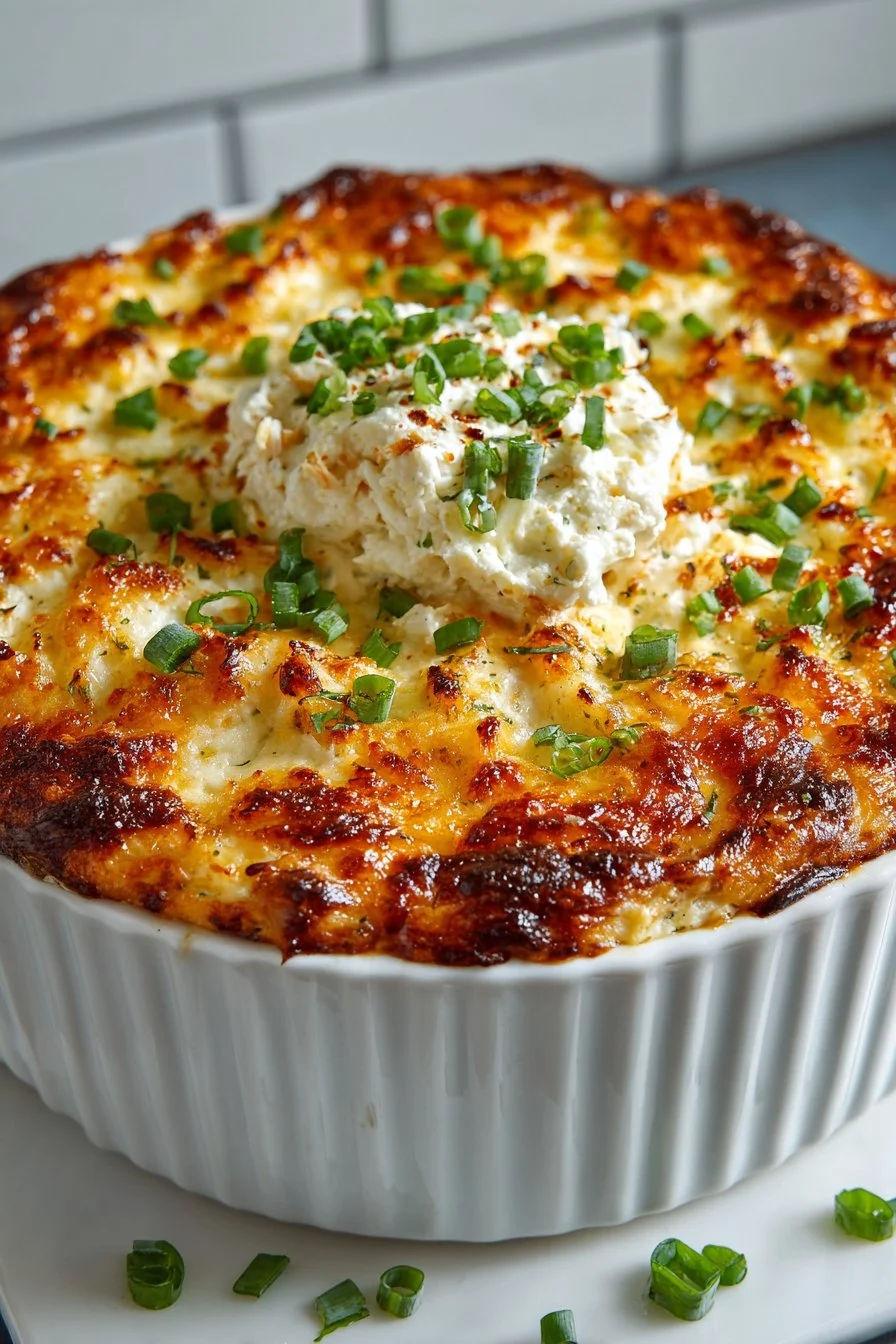 Classic Baked Crab Dip with Cream Cheese