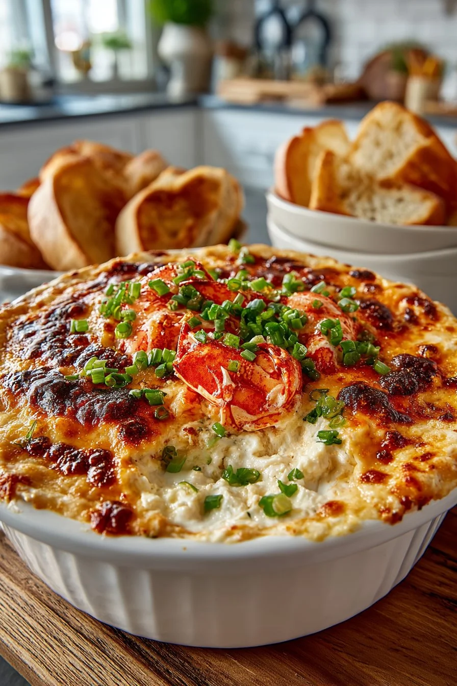 Classic Baked Crab Dip with Cream Cheese