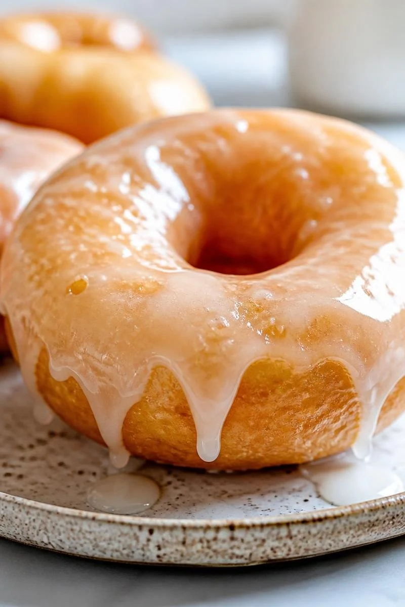 Classic Bakery Style Vanilla Glazed Donut