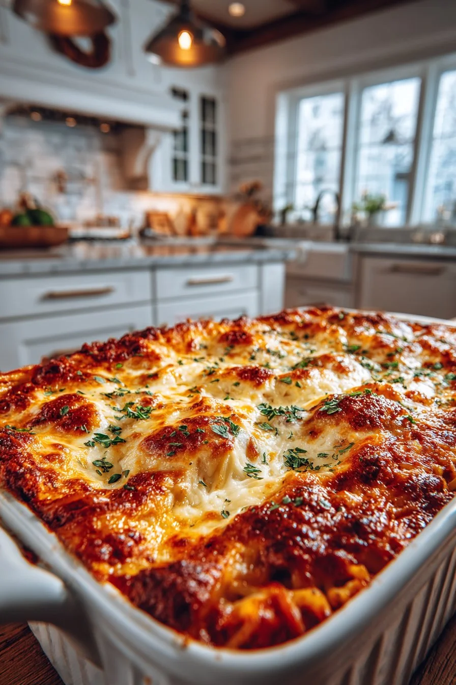 Classic Comforting Baked Spaghetti Casserole