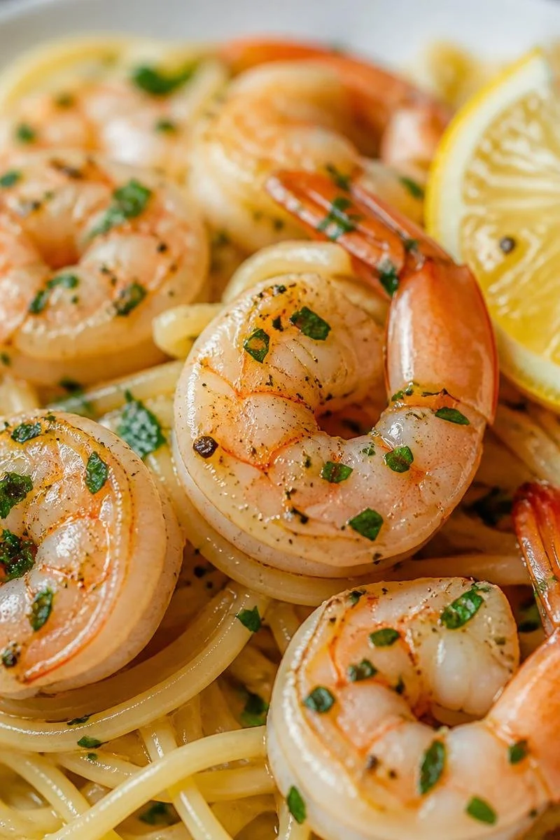 Classic Garlic Butter Lemon Shrimp Scampi