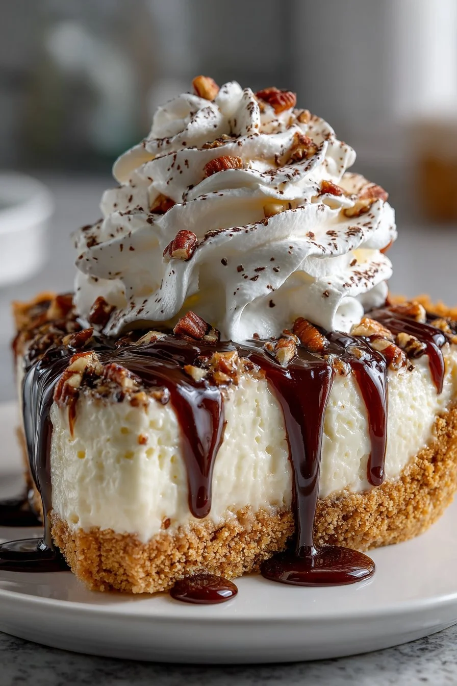 Classic Pecan Turtle Ice Cream Pie