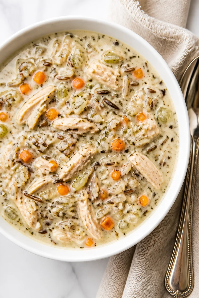 Creamy Chicken And Wild Rice Soup Recipe