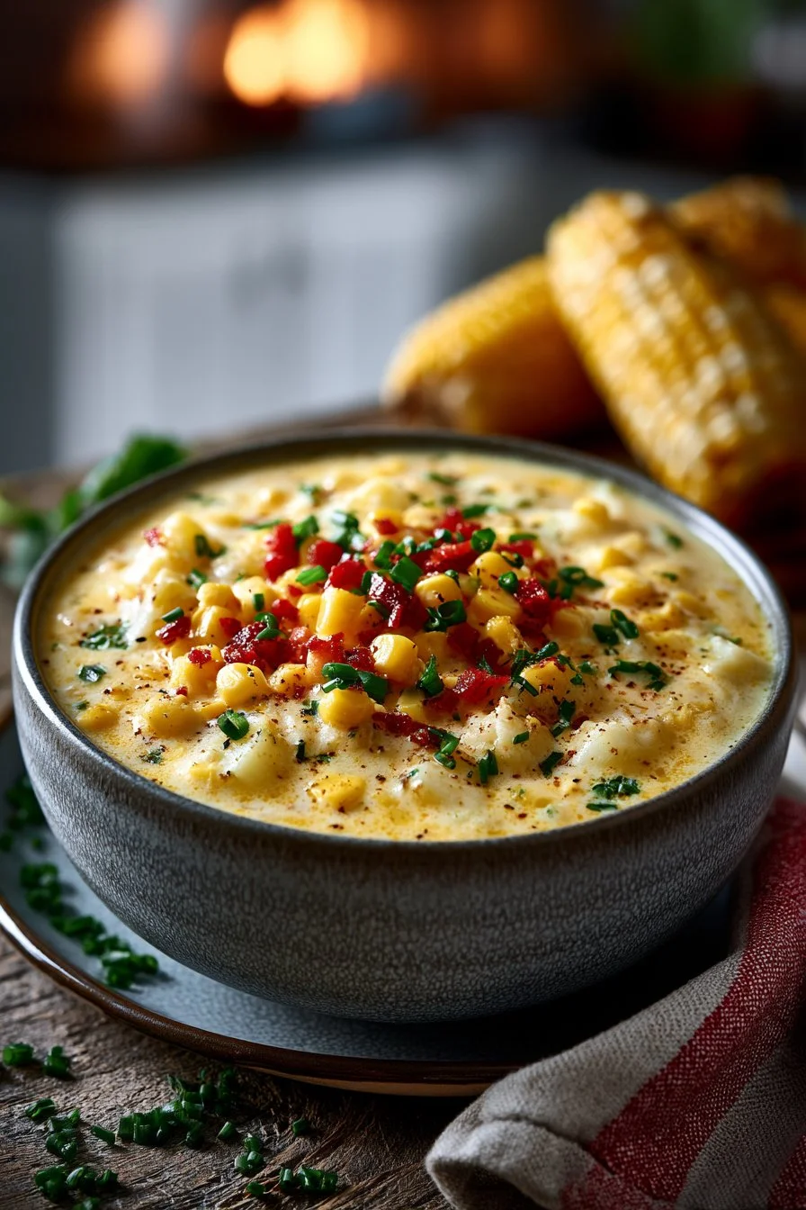 Creamy Summer Sweet Corn Chowder