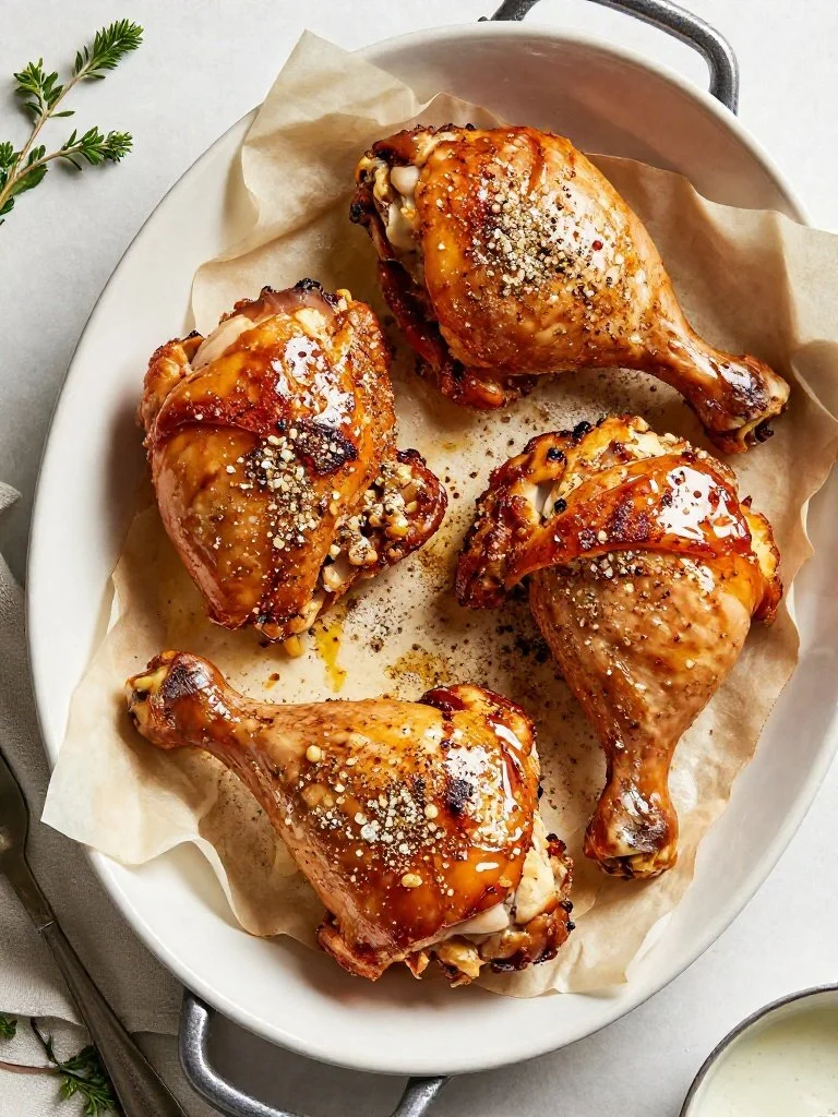 Crispy Baked Buttermilk Chicken Leg Recipe
