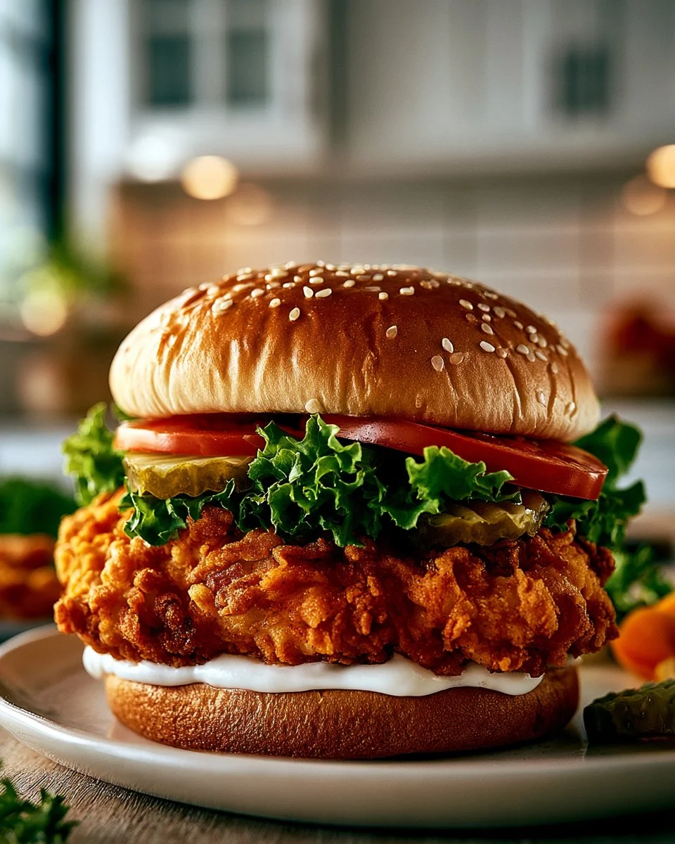 Crispy Fried Chicken Sandwich Recipe