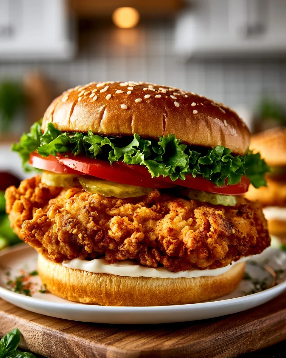 Crispy Fried Chicken Sandwich Recipe
