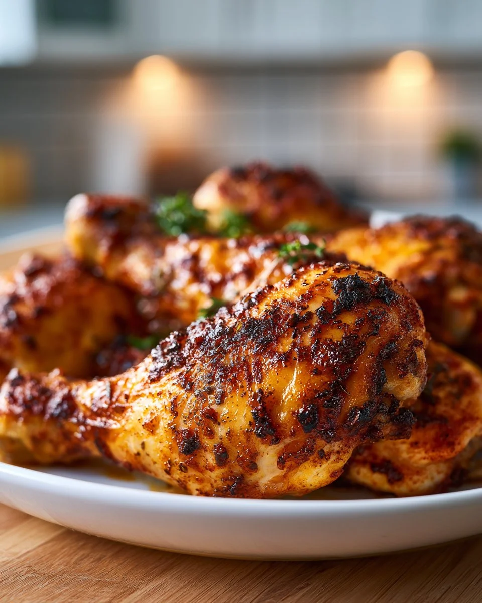 Crispy Oven Baked Chicken Leg Recipe