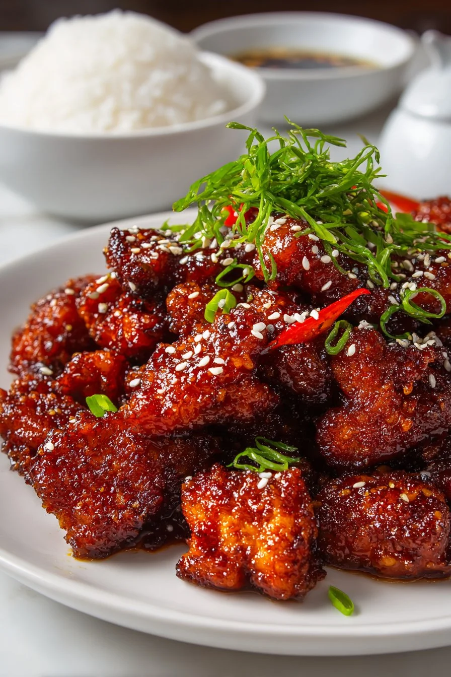 Crispy Skillet Sweet Orange Chicken