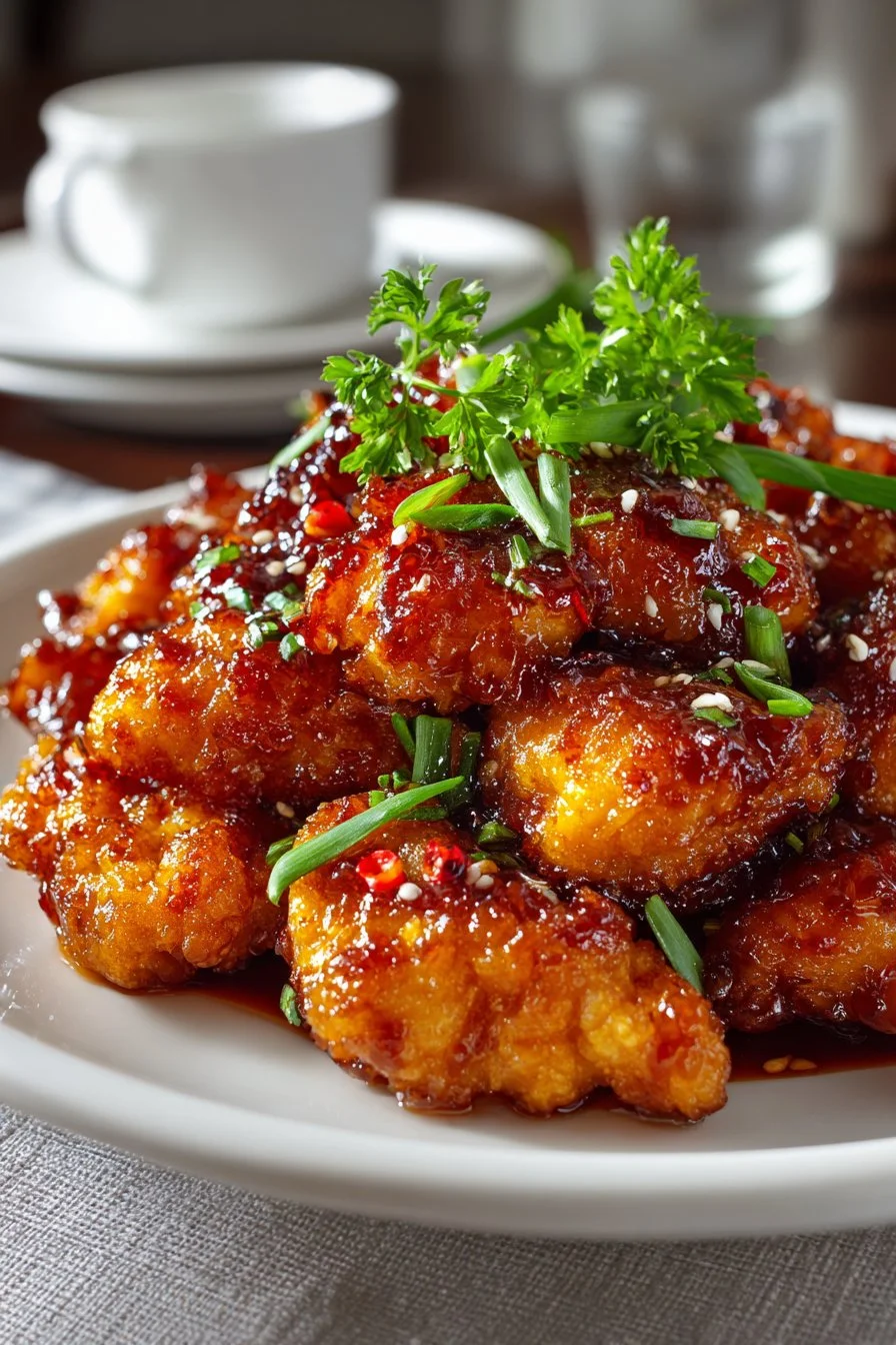 Crispy Skillet Sweet Orange Chicken