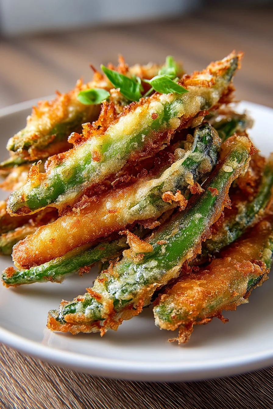 Crispy Tempura Battered Japanese Eggplant
