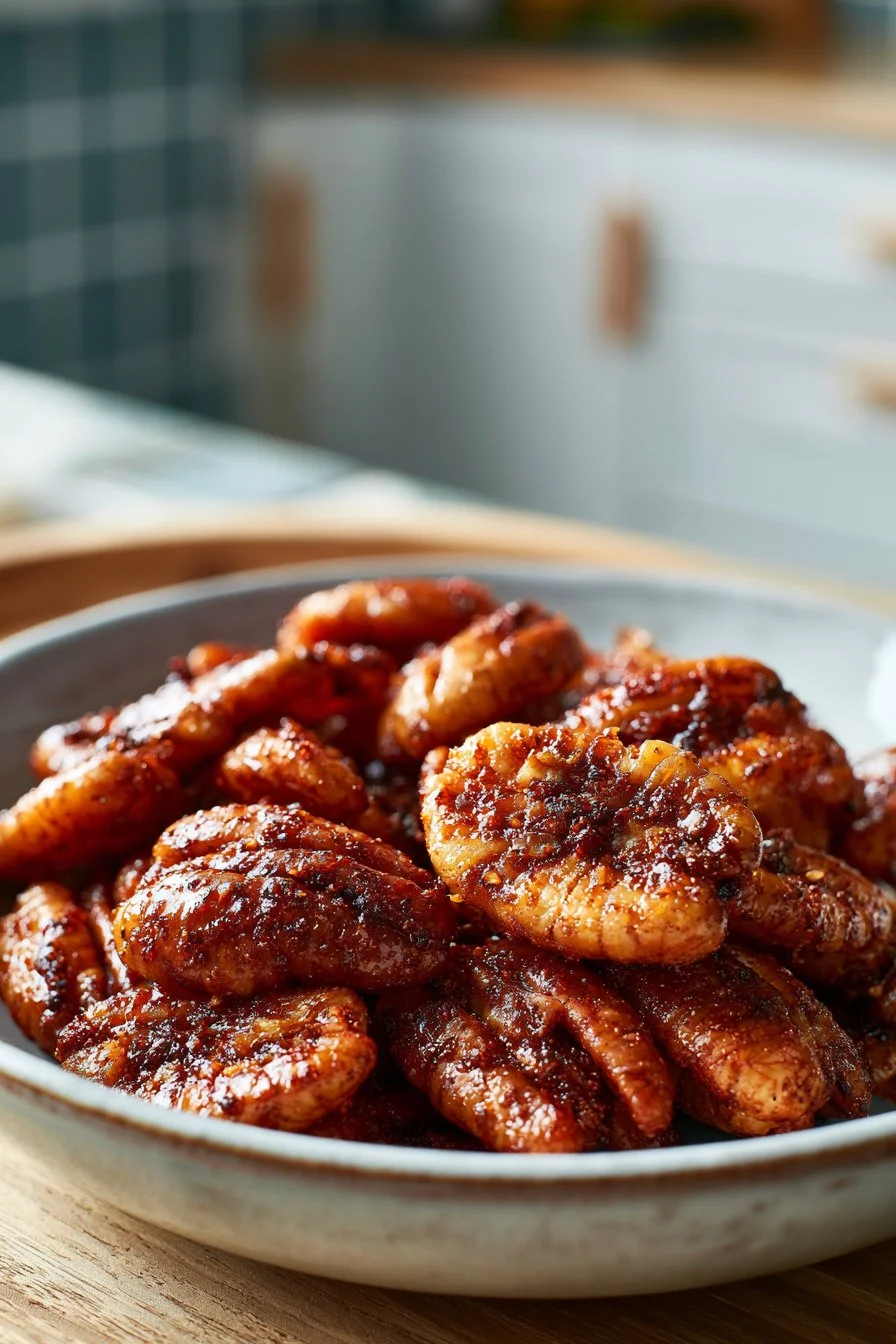 Crunchy Cajun Roasted Pecan Snack Recipe