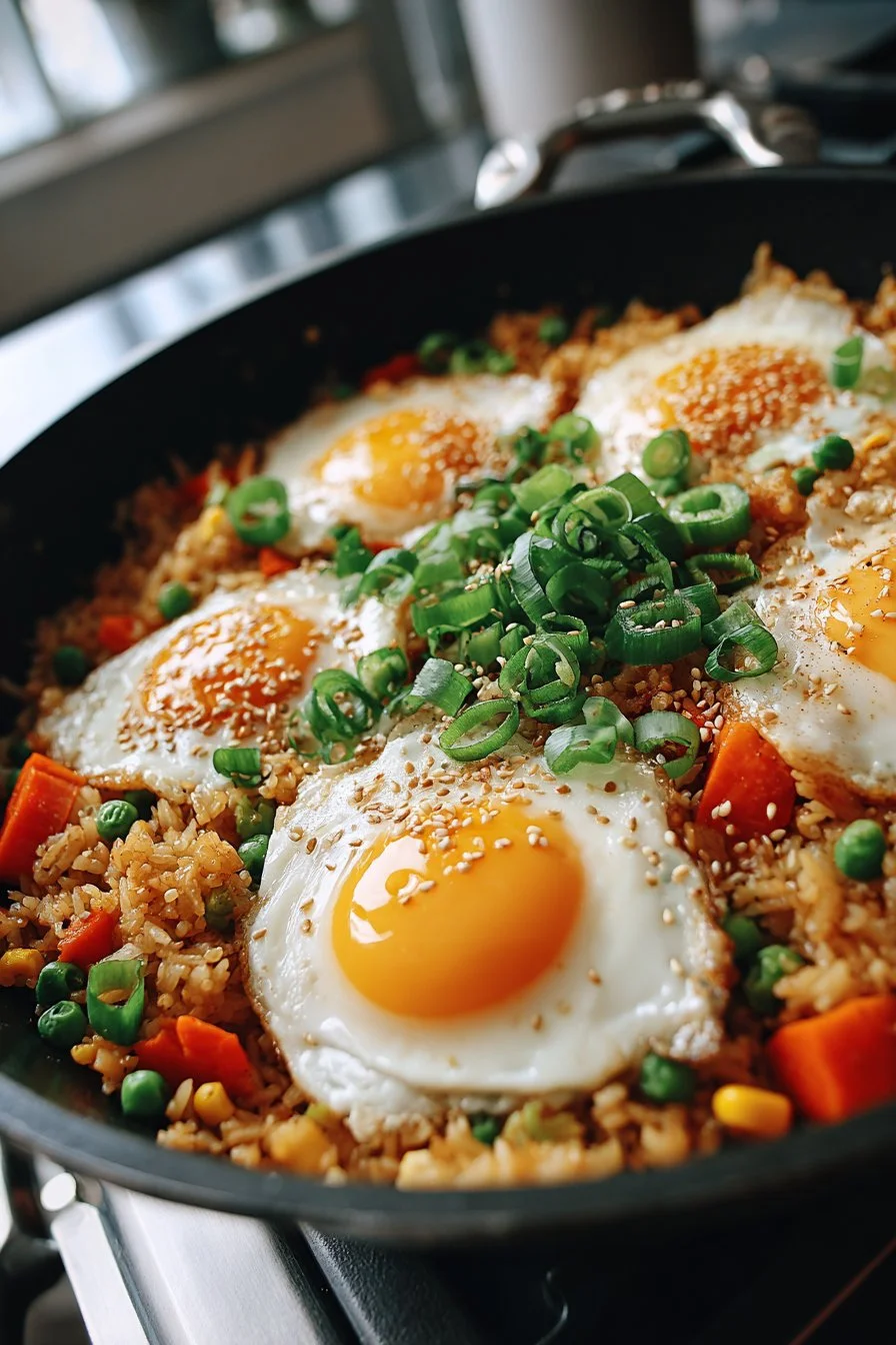 Easy 15 Minute Skillet Fried Rice