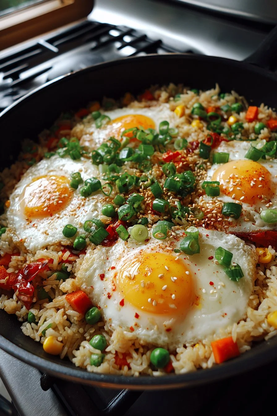 Easy 15 Minute Skillet Fried Rice