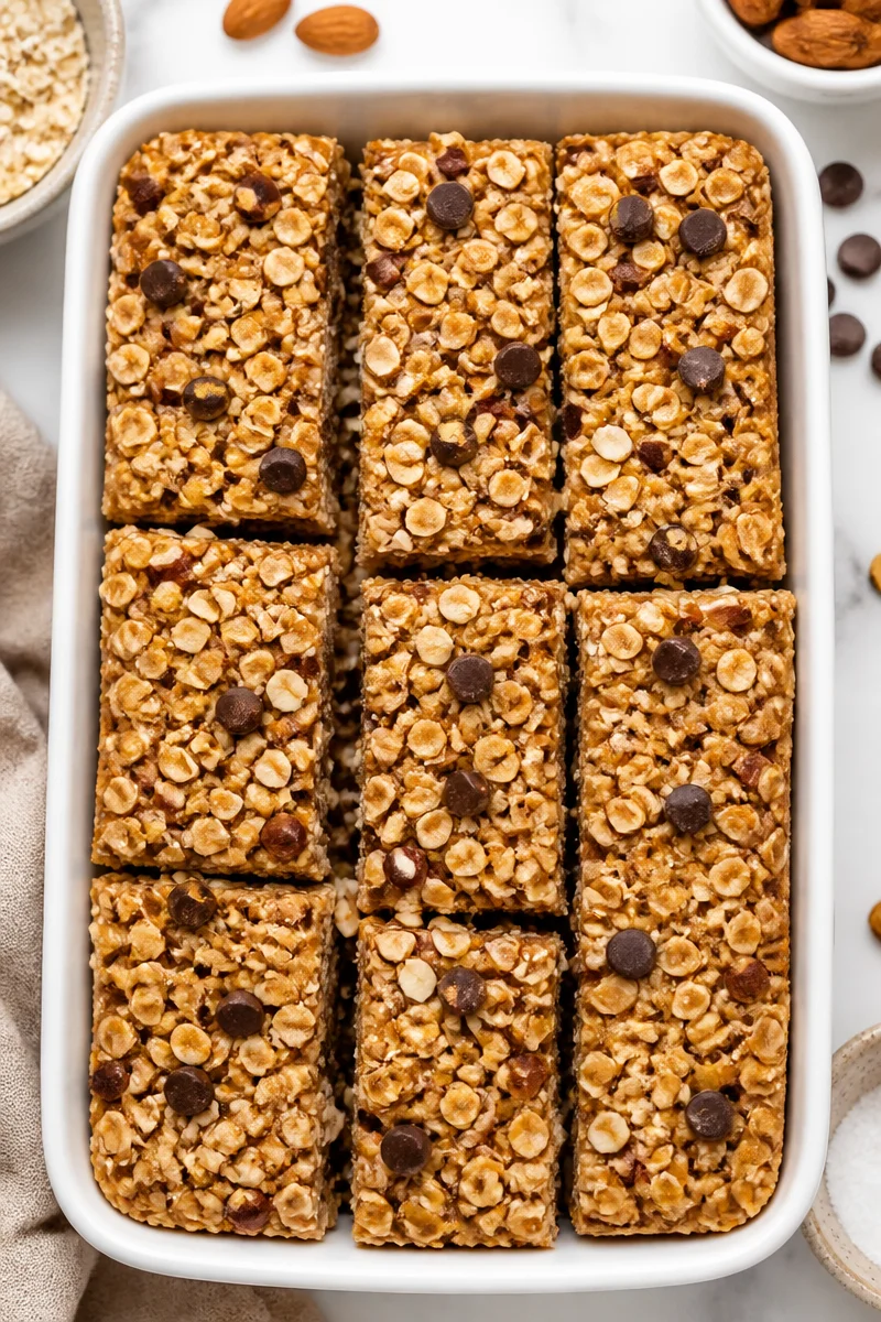 Easy No Bake Almond Butter Bar